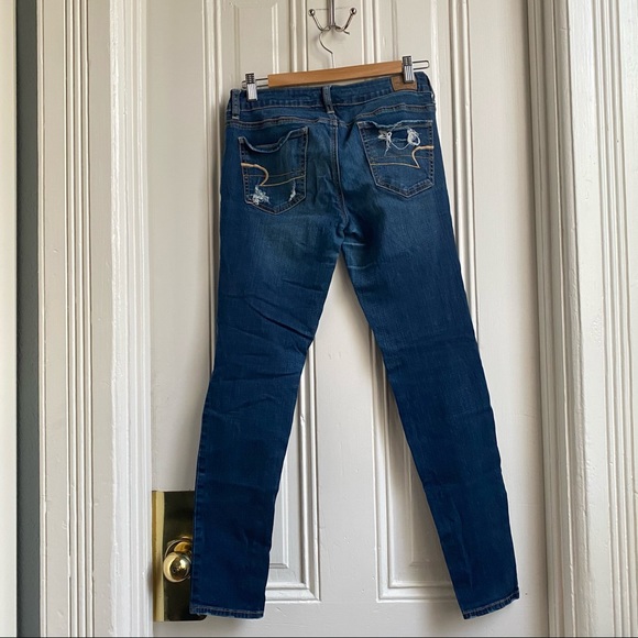 American Eagle Distressed Super Stretch Jeggings - Picture 10 of 11